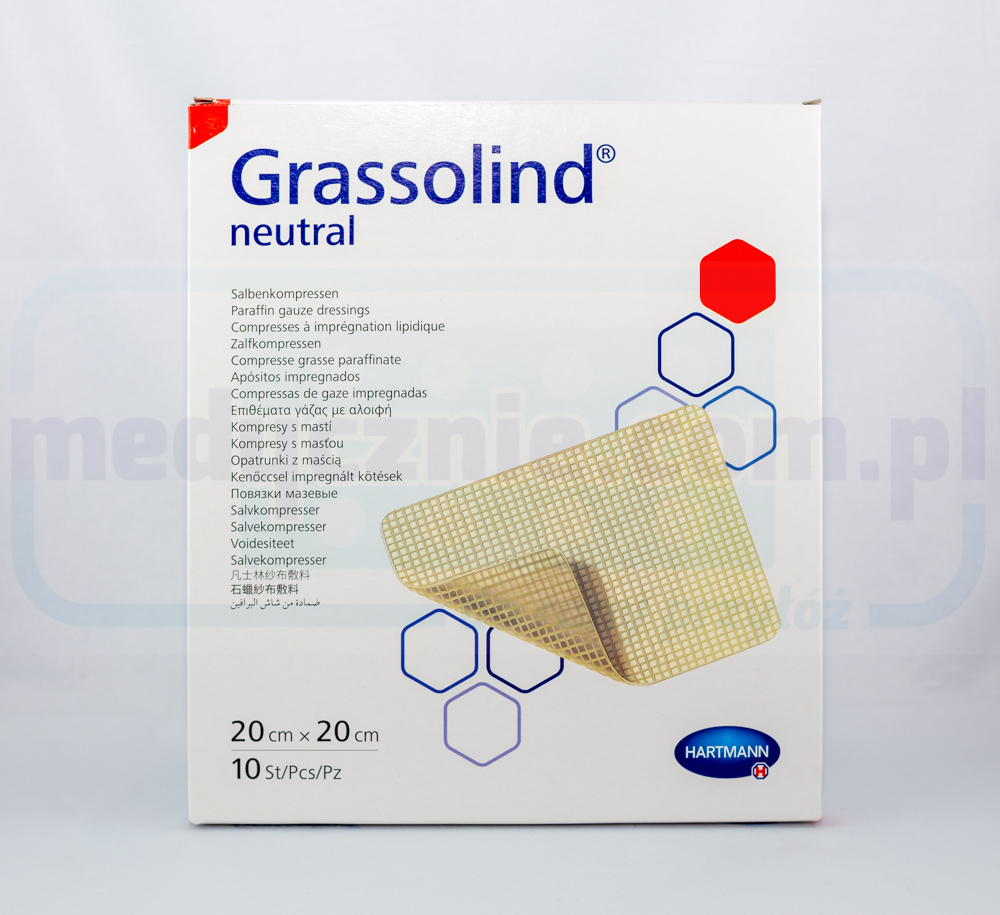 Grassolind 20 * 20cm arde pansament 1pc